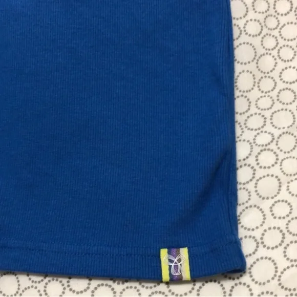 TNA Blue Racerback Tank Top - Picture 2 of 6